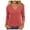 *Watermelon Red, variant on Womens Tshirts, V Neck Short Sleeve Tops, Basic Tees,Solid Color T Shirt Gray,Womens Plus XXL