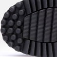 thumbnail image 6 of Men's Fleece Lined Ankle Boots Water Proof Leather Lace Up Combat Booties Winter Warm Platform Non Slip Work Shoes Black 9.5, 6 of 7