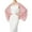 Pink, variant on Elegant Solid Color Sheer Cover Up Loose Sleeves Sun Protective Lightweight Top