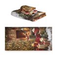 thumbnail image 2 of 3 Piece Bath Towels Set Bath Towel, Hand Towel and Face Towel for Bathroom, Gym, Hotel Christmas Tree and Pile Of Gifts, 2 of 8