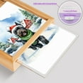 thumbnail image 4 of Hello Winter Scottish Terrier Frosty Morning Walk Welcome Snowy Christmas Acrylic Plaque with Wood Photo Frame Box Scottie Dog Lover Gifts Light Box - 02018, 4 of 5