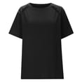 thumbnail image 4 of Summer Fashion Shirts for Womens 2025 Oversize Button Short Sleeve V-neck Casual T-shirt Loose Shirt Short Sleeve V-neck Top/shirt, 4 of 9