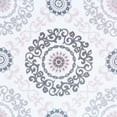 thumbnail image 5 of No. 918 Sora Medallion Print Semi-Sheer Grommet Curtain Panel, 40x95, Blush, 5 of 5