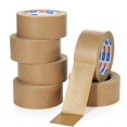 thumbnail image 1 of Cinta de embalaje de papel kraft ADHES 2" x 39 m, 6 rollos, ecológica, 1 of 8
