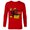 New Red, variant on Marvel Deadpool Comic Art - Long Sleeve T-Shirt for Men - Customized-White