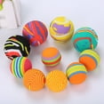 thumbnail image 4 of Pet Enjoy 1 38" 10pcs Cats Toys Balls Colorful Soft EVA Foam Ball Toys Kitten Teaser Interactive Play Toy for Small Dogs Cats Animals, 4 of 8