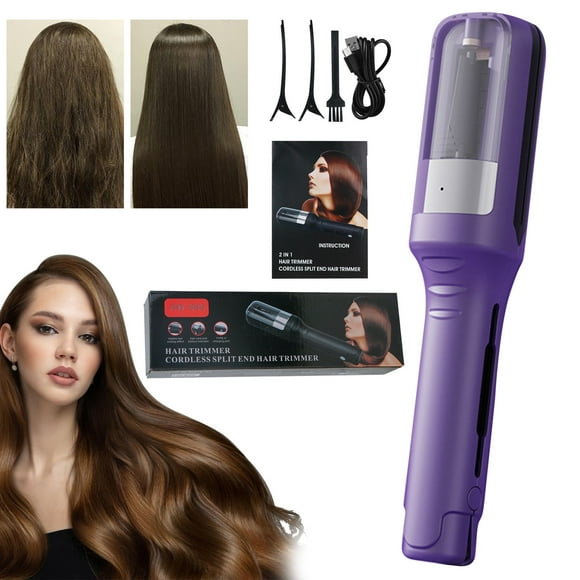 Hair Ends TrimmerHair Ends Trimmer Split Remover Dry Damaged Brittle Automatic Trim Split For Women Cordless Hair Cutting Machine
