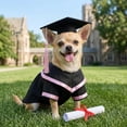 thumbnail image 7 of Graduation Doll Clothes Class of 2026 Plush Stuffed Animal Outfit Pet Dog Doll Cap and Gown Fits 12" Doll Bear for Graduation Day Gifts, 7 of 7