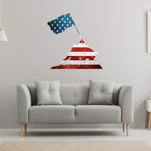 VWAQ Iwo Jima Patriotic Wall Art Decal - NA22