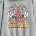 thumbnail image 2 of Marvel - Spider-Man Florals - Women's Oversized Fleece Hoodie Sweatshirt, 2 of 4