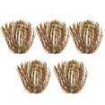 thumbnail image 1 of Graflsoa 5-Pack Eco-Friendly Silicone Jig Skirts for Fishing, 40 Strands per Bundle, 13cm Length, Assorted Colors (Color 2 Included), 1 of 6