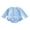 Blue, variant on BemeyourBBs Toddler Baby Girl Swimsuit Newborn Infant Bathing Suit One-Piece Swimsuits Flower Striped Rash Guard Long Sleeve Zipper Swimwear Summer Beach Wear
