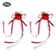 thumbnail image 1 of Ramillete de boda artificial Ormromra 2 uds flor de muñeca roja, 1 of 8