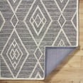 thumbnail image 4 of Mark&Day Wool Rugs, 5x7 Ajit Global Grey Area Rug, Grey White Carpet for Living Room, Bedroom or Kitchen (5' x 7'6"), 4 of 7