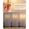 thumbnail image 3 of Lámpara EDISHINE Industrial Dorada Regulable 178 cm con 3 Bombillas LED, 3 of 9