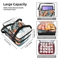 thumbnail image 3 of Fish Insulated Double Layered Lunch Bag with Two Compartments, Large Capacity, and Handheld Design - 7.1x11.4x16.1 Inches, 3 of 6