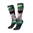 thumbnail image 3 of Salouo Snake Holding A Lotus Print Women's Men's Ankle Socks 1-pack Casual Athletic Socks for Unisex Adult Moisture-Wicking Socks for Daily Wear/Running/Sport, 3 of 8