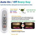 thumbnail image 3 of Growing Lamp - for Indoor Plants K Full Spectrum LED Grow Light Strips with Auto ON/OffTimer & Dimmable Levels for house Succulent ( Head脳), 3 of 8