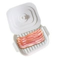 thumbnail image 5 of Microwave Bacon Cooker Quick Kitchen Cutlery Clean Crispy Bacon Tray Baking Pan, 5 of 5