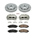 thumbnail image 2 of PowerStop Front Stock Replacement Brake Pad and Rotor Kit with Calipers Fits: NISSAN SUZUKI Select Models KCOE142, 2 of 5