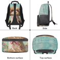 thumbnail image 5 of KUIFORTI Floral Poodle with Bow 17 Inch Children'S Backpack Large Capacity Girls School Bookbag with Side Pockets Suitable for Elementary Back to School Gifts for Kids, 5 of 7