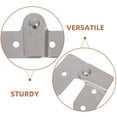 thumbnail image 3 of SEWCHICS Hinge Silver Iron 4Pcs 3.03X1.30X0.12in, 3 of 8