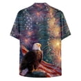 thumbnail image 6 of Yindaity Mens Patriotic T Shirts Women Men Kids Patriotic American Flag Distressed T-Shirt(Coffee,XL), 6 of 6