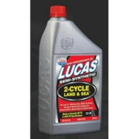Lucas Oil 10467 Engine Oil Additives, Land & Sea 2-cycle Oil, Quart Size
