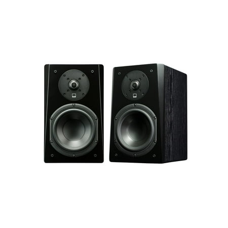 SVS - Prime 6-1/2" 2-Way Bookshelf Speaker (Each) - Black Ash