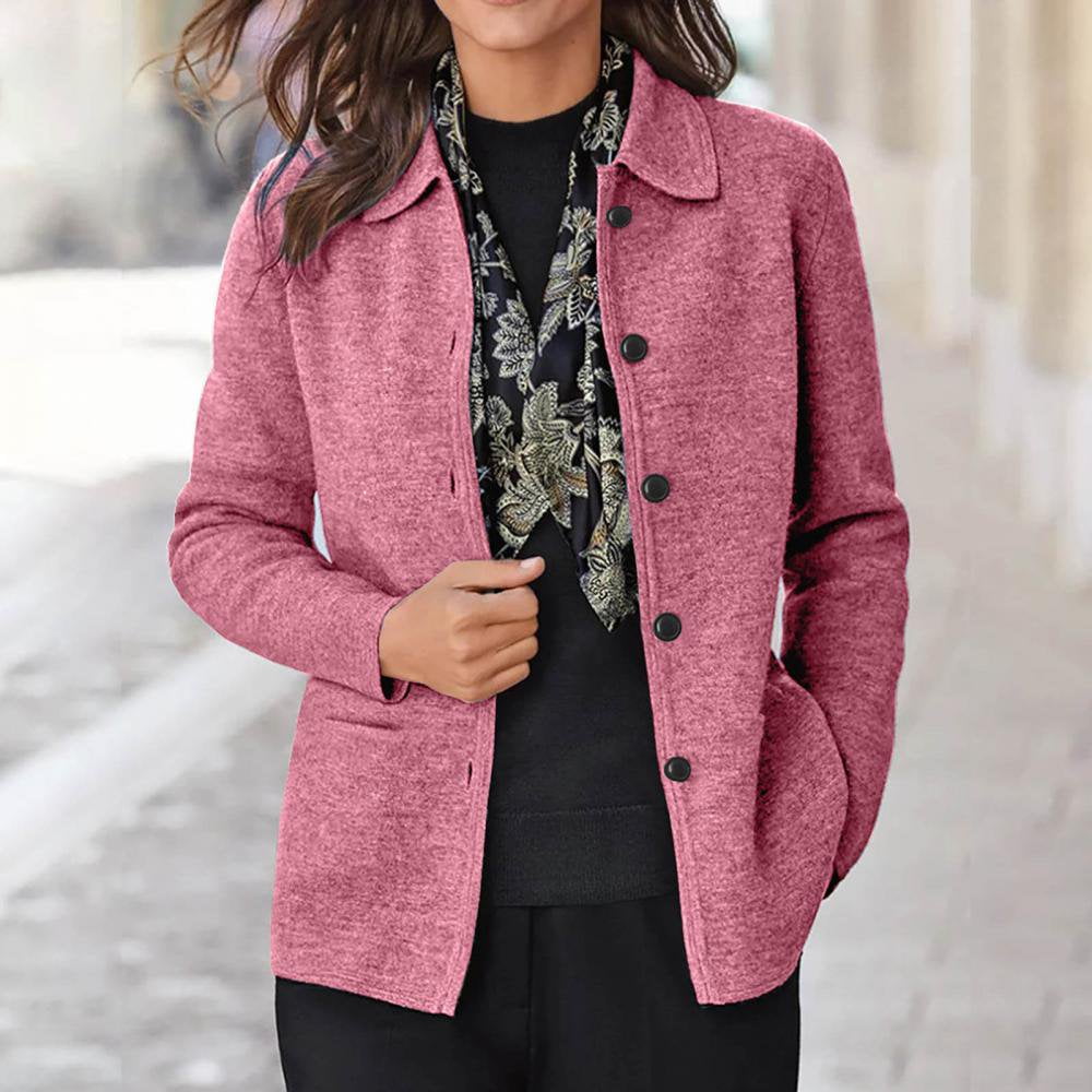 Cardigan Sweaters for Women- Long Sleeve Knitted Button Womens Fall Fashion 2023 Gray