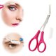 thumbnail image 3 of Fiudx Tijeras para Cejas, Recortador de Precisión de Acero Inoxidable, Mango Ergonómico Antideslizante, Diseño de Peine Protector, Perfectas para Dar Forma a Los Esfuerzos de Cuidado Personal, Regalo, 3 of 3