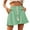 Green, variant on Kovlvoll Womens Shorts Plus Size Summer Lightweight Comfy Elastic Waist Drawstring Loose Summer Skirts with Shorts
