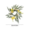 thumbnail image 3 of SIYTUAU Easter Candlestick Wreath With Easter Egg Vines Decorative Ring For Party Home Door Wall Holiday Decorations Plastic Rattan Base, 3 of 6