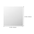thumbnail image 2 of Phenofice 4pc Gym Mirrors for Home Gym Wall Large Silver Acrylic Reflective Surface, 2 of 8