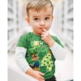 thumbnail image 2 of Tstars Paw Patrol St Patrick Four Year Lucky Boy Toddler Chase Clover 4th Birthday Gift Toddler Kids T-Shirt 5T Green, 2 of 5