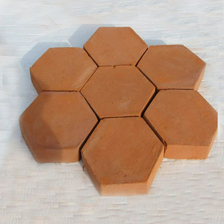 10 Hexagon Stepping Stone Mold - Diamond Tech Crafts