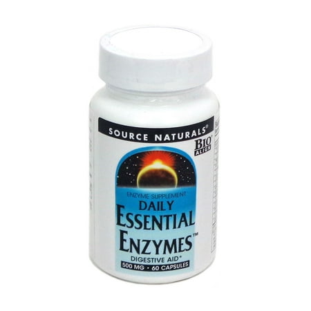 - Source Naturals Daily Essential Enzymes Capsules, 60 Ct