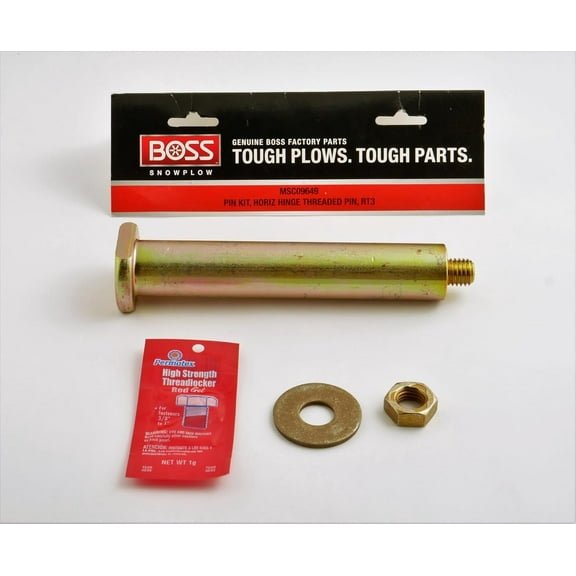 Boss Part # MSC09649 - PIN KIT,HORIZ Hinge Threaded PIN,RT3