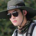 thumbnail image 3 of Sombrero de pescador para hombre, sombrero para el sol para hombre, sombrero de verano para hombre con protección solar, sombrero para hombre al aire libre, calidad en la que puede confiar, 3 of 5