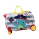 thumbnail image 2 of Maleta para montar para niños,Equipaje de mano con ruedas,Equipaje rígido con carrito portátil ligero para regalo de Festival para niños Pulpo rayado, 2 of 6