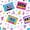 Color 3, variant on Peel and Stick Wallpaper 23.6in x 9.8ft Colorful Crayon Doodle Apples Bees Clouds Contact Paper Vinyl Waterproof Self Adhesive Wall Paper for Classroom Shelf Cabinet Renter Friendly