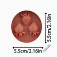 thumbnail image 3 of Hbdhejl Strawberry Silicone Cake Set Reusable Diy Baking Tools For Fondant Cupcakes Chocolate Non Stick Candy Making Decorations, 3 of 9