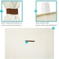 thumbnail image 2 of Sunnydaze 103" x 80.25" 4-Piece Gazebo Sidewall Set, Cream Polyester Curtains, 2 of 7
