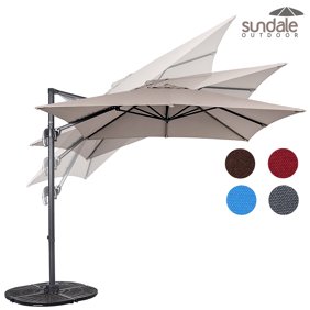 Corliving Deluxe Offset Patio Umbrella Walmart Com Walmart Com