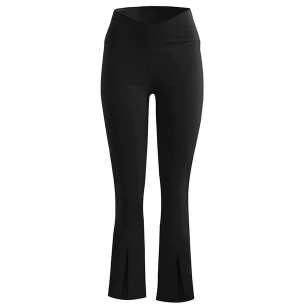 XZNGL High Waisted Leggings for Women Womens Flare Pants High Waisted  Workout Leggings Stretchy Non-See Through Tummy Control Bootcut Yoga Pants  Flare