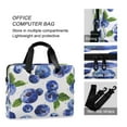 thumbnail image 4 of Laptop Bag Laptop Briefcase 15.7 x 3 x 11.8 Inches Laptop Bag Briefcases Laptop Storage Travel Laptop Bag Work Laptop Bag Blue Cartoon Blueberries, 4 of 8