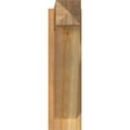 thumbnail image 2 of Ekena Millwork 6"W x 22"D x 22"H Traditional Rough Sawn Arts and Crafts Outlooker, Western Red Cedar, 2 of 4