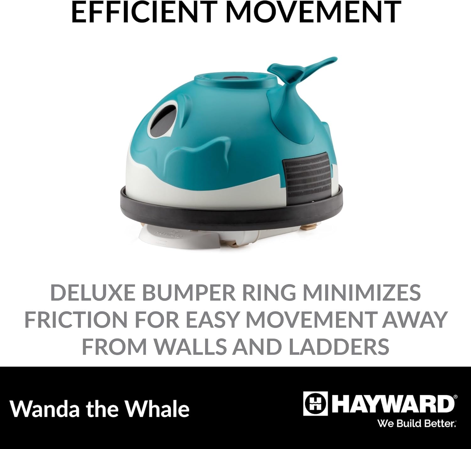 Automatic Suction Side Pool Vacuum, Quiet Self-Propelled Cleaner with 32 Ft Hose