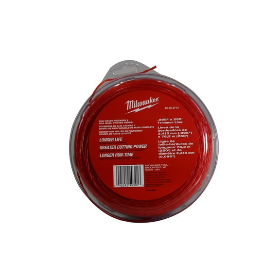 Milwaukee 49-16-2713 .095" x 250' Trimmer Line