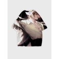 thumbnail image 1 of T-shirt round neck Role Pattern loose short sleeve D213, 1 of 5